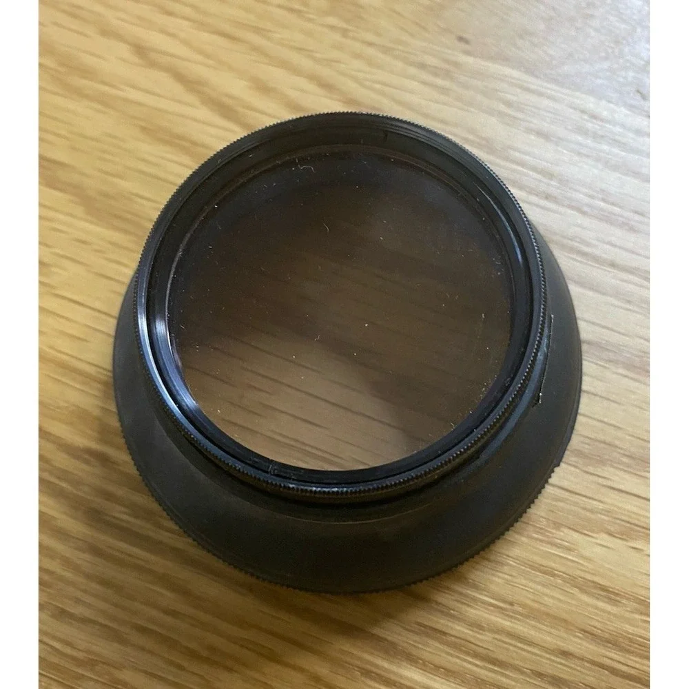 Vivitar 49mm Collapsible Lens Hood Folding Soft Rubber Threaded‎ Baffled Japan